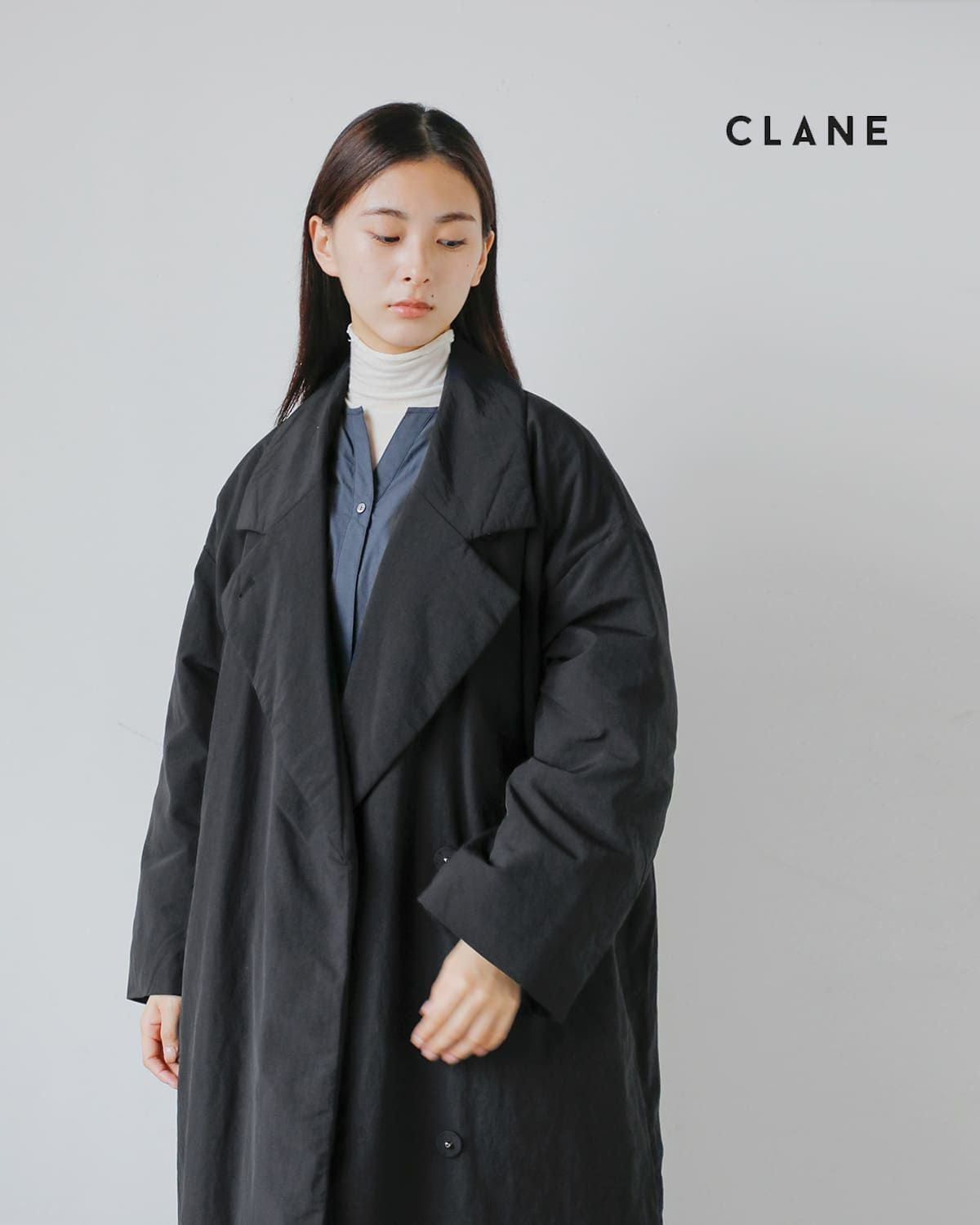 30%OFF】CLANE クラネ カラー ダウン チェスターコート 19101-0172