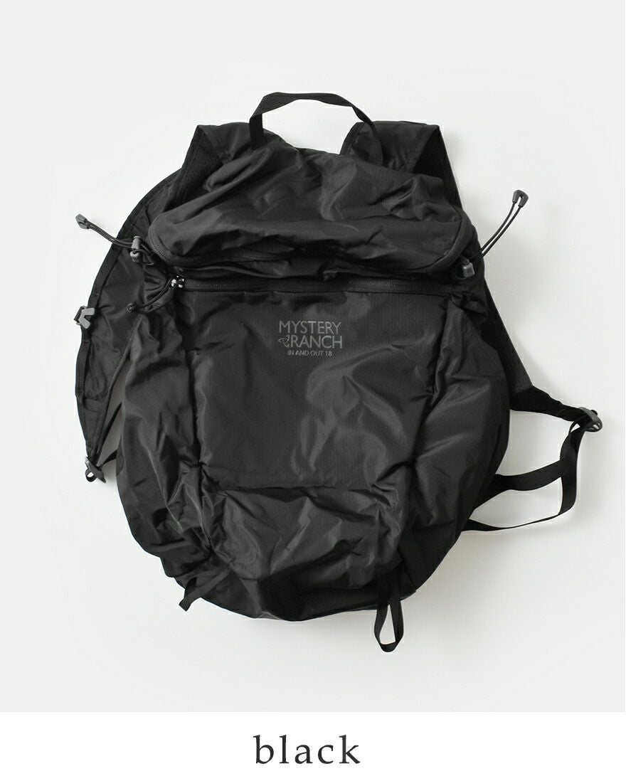 MYSTERY RANCH ミステリーランチ インアンドアウト18 軽量 パッカブル
