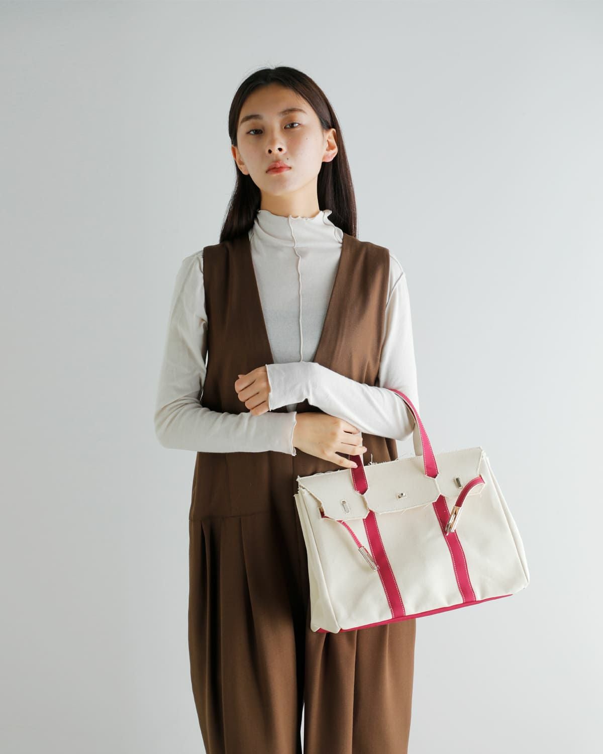 SEA シー TOMBOY コットン リメイク トート バッグ 112606056-9 2025aw