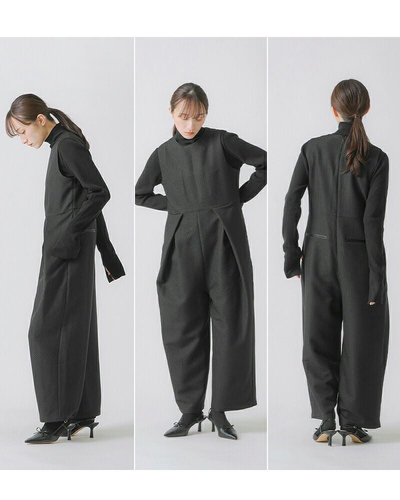 whyto ホワイト デザインタック オーバーオール design tuck overall