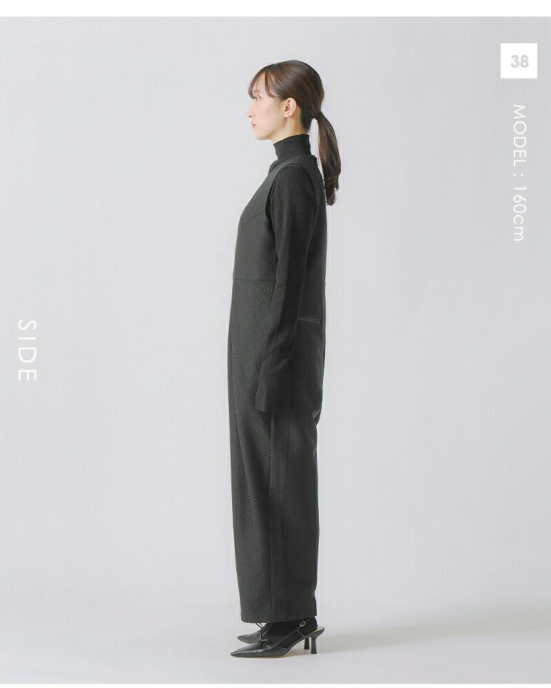 whyto ホワイト デザインタック オーバーオール design tuck overall