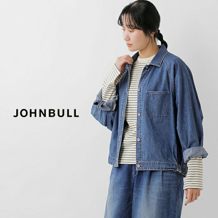 Johnbull◆11オンスデニムオーバーベスト フリンジデニム 40%OFF】Johnbull ジョンブル デニム タック マム パンツ jl251p02-yo