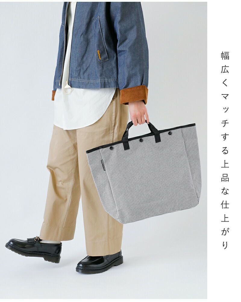 BAG'n'NOUN バッグンナウン 千鳥格子 トートバッグ Mサイズ