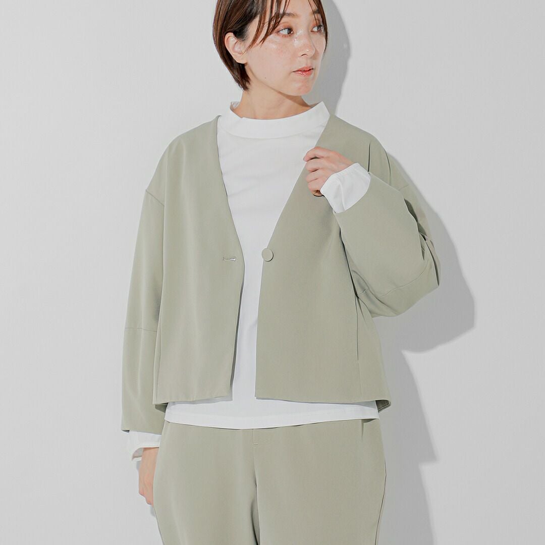 kelen ケレン Vネック デザイン ジャケット “OLMU” lkl26hjk2080