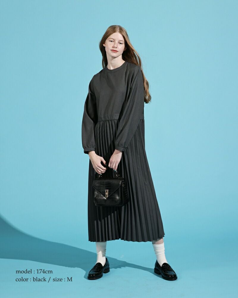 kelen ケレン アコーディオンプリーツ ワンピース “RELI” lkl26hop2125