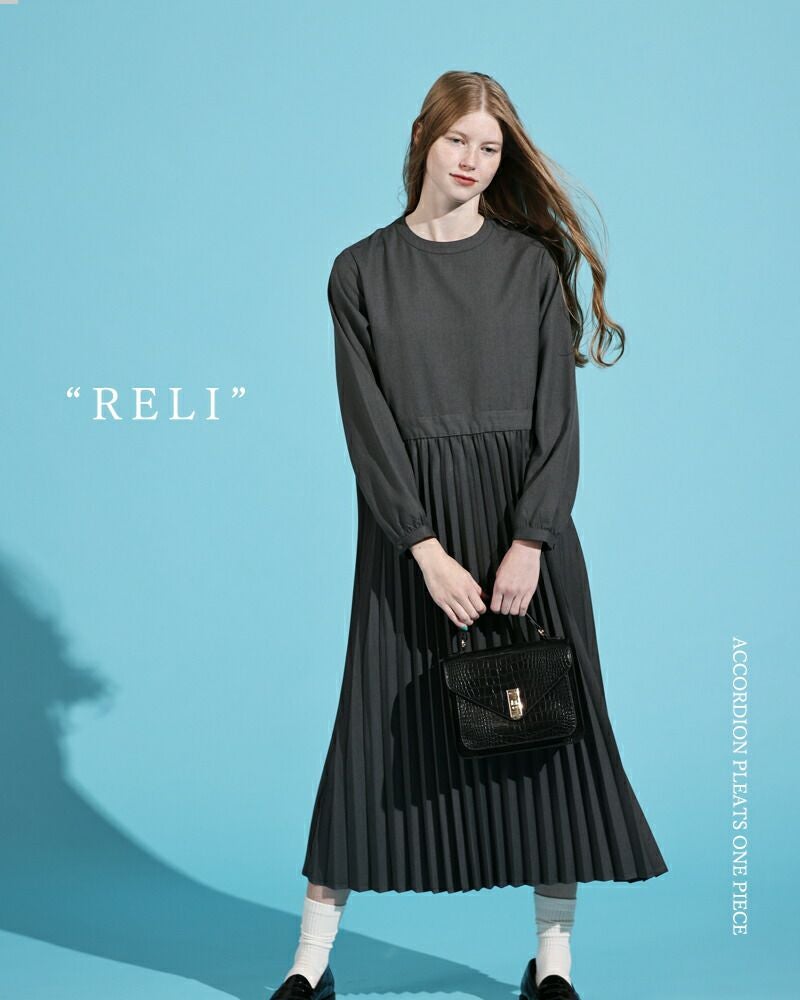 kelen ケレン アコーディオンプリーツ ワンピース “RELI” lkl26hop2125