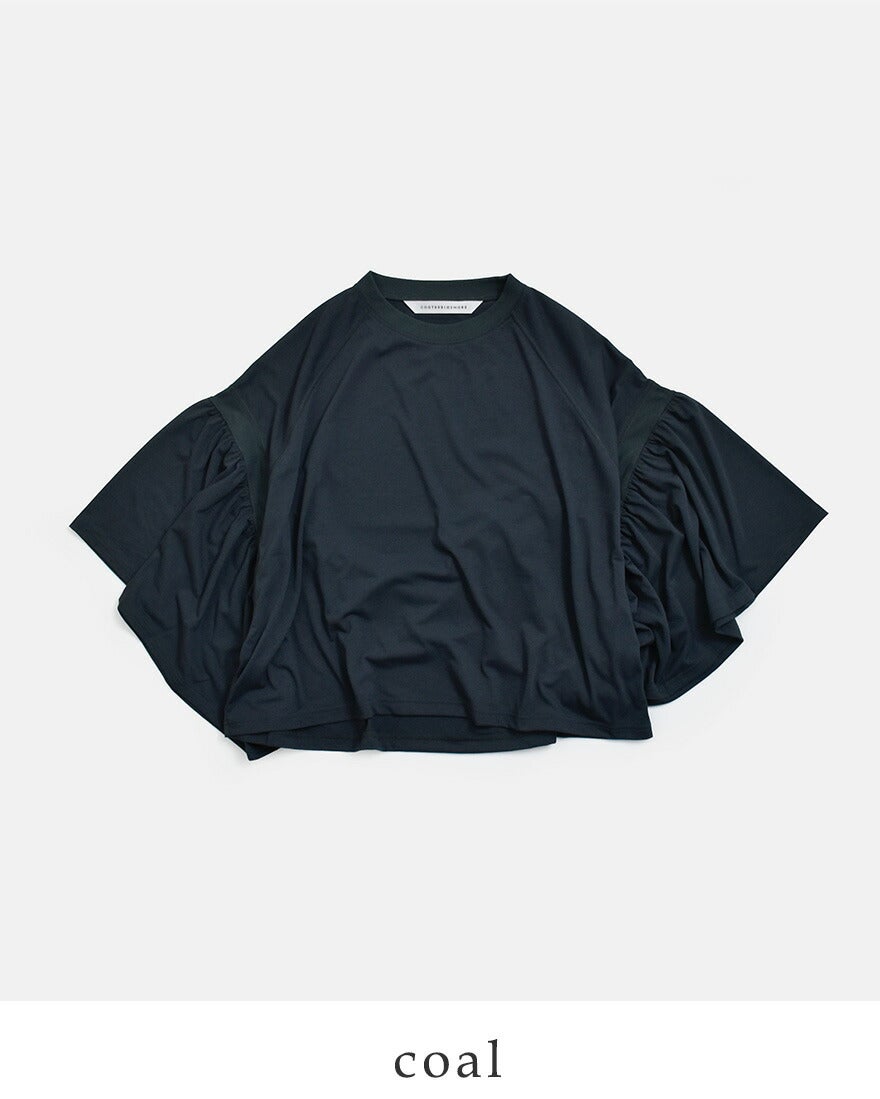 専用です完売COG THE BIGSMOKE  GATHERED SLV TOP 販売開始になったばかりのCOG THE BIG SMOKEのLAURA GATHERED SLV TOP