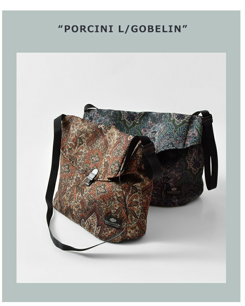BAG'n'NOUN バッグンナウン ゴブラン ショルダーバッグ “PORCINI L