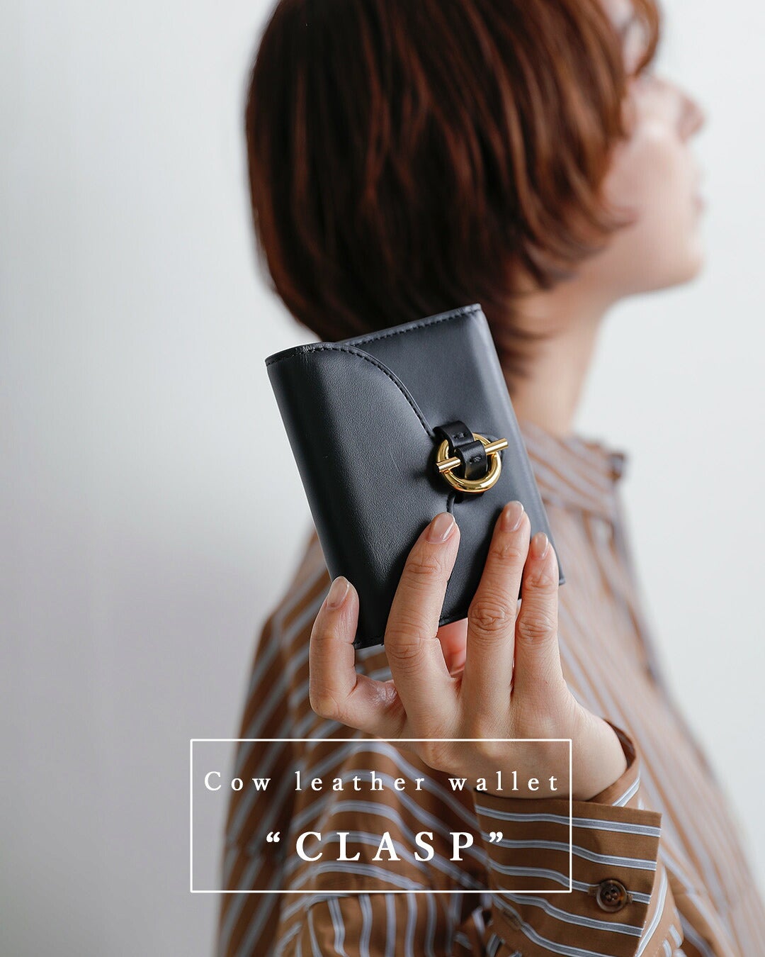 MARY AL TERNA メアリオルターナ カウレザー ウォレット CLASP