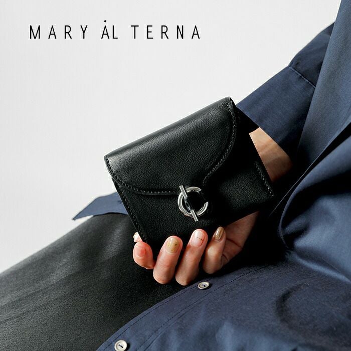 MARY AL TERNA メアリオルターナ シュリンクレザー ウォレット “CLASP