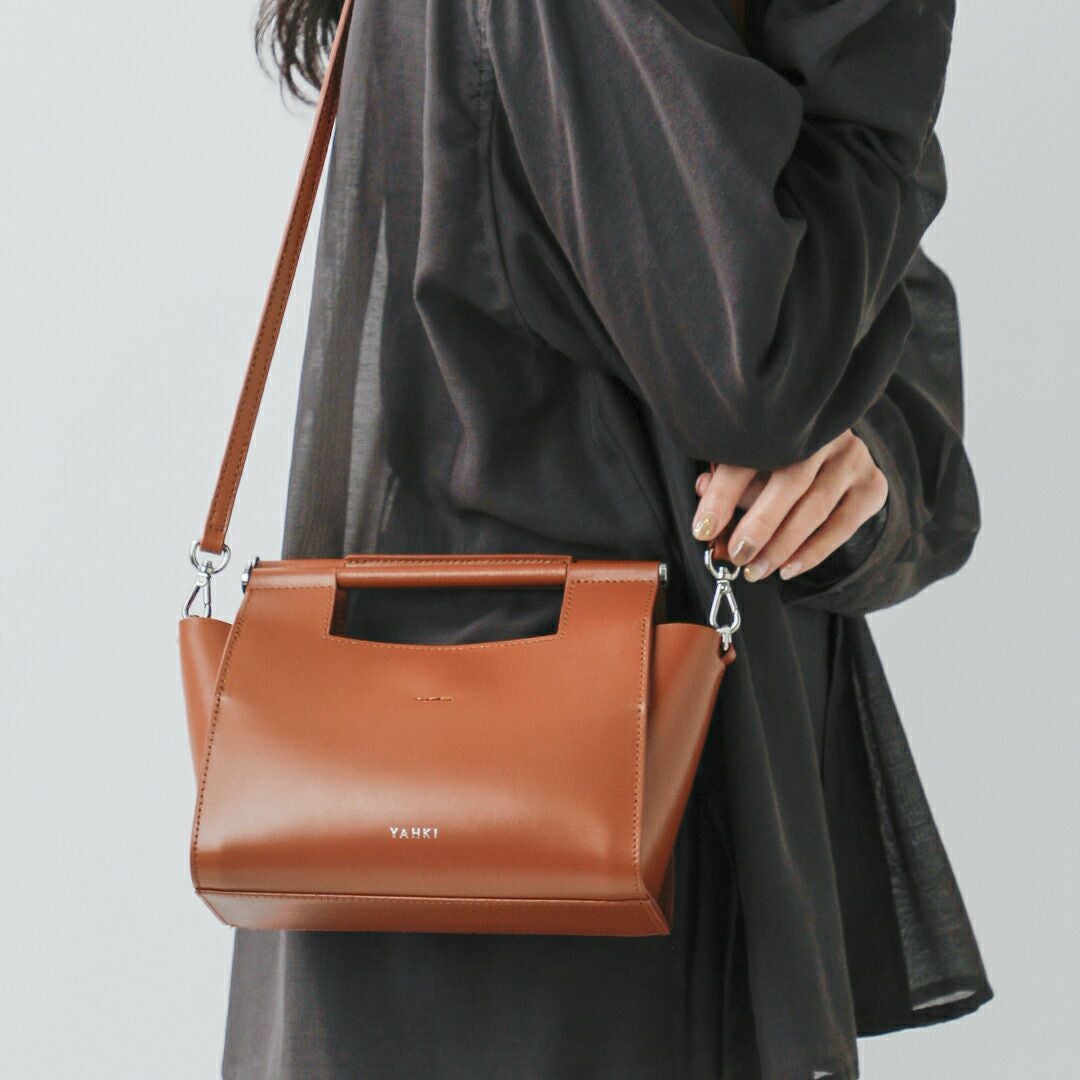 YAHKI ヤーキ ダブルフェイスレザー 2way クロスボディバッグ yh-767