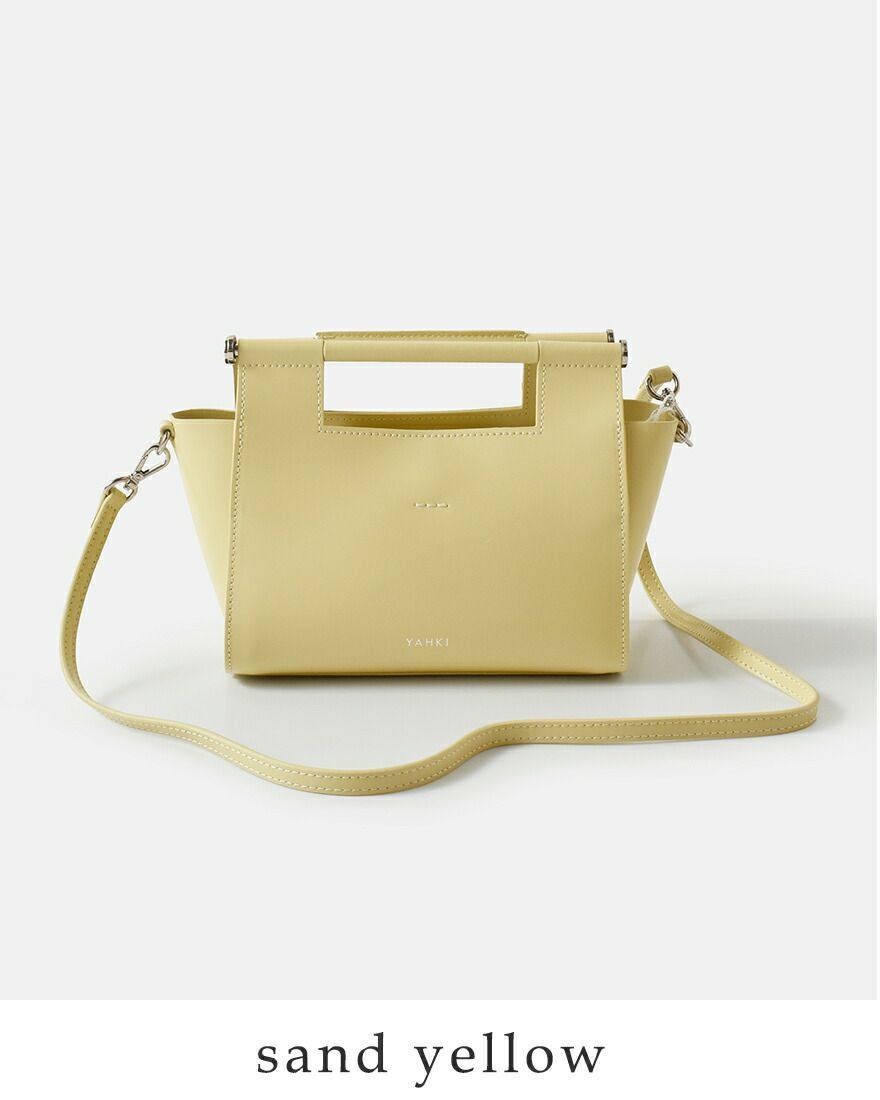 YAHKI ヤーキ ダブルフェイスレザー 2way クロスボディバッグ yh-767