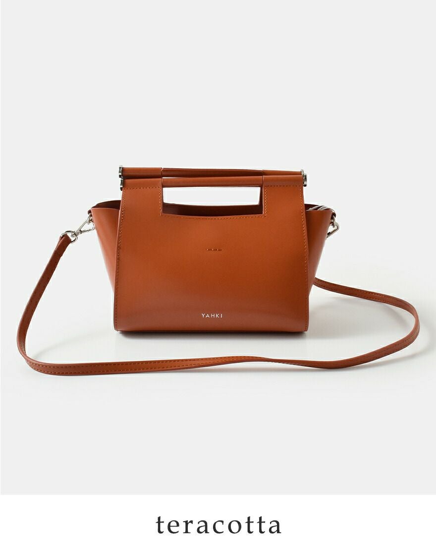 YAHKI ヤーキ ダブルフェイスレザー 2way クロスボディバッグ yh-767