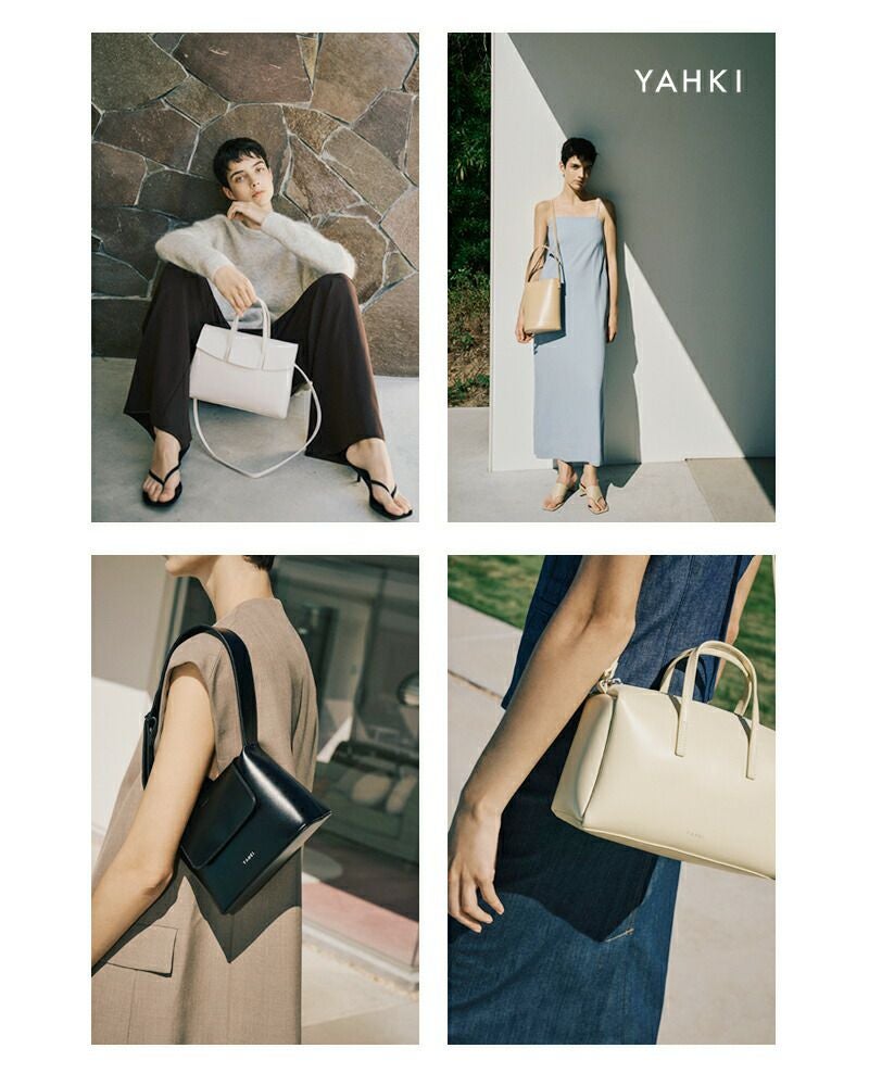 YAHKI ヤーキ ダブルフェイスレザー 2way クロスボディバッグ yh-767