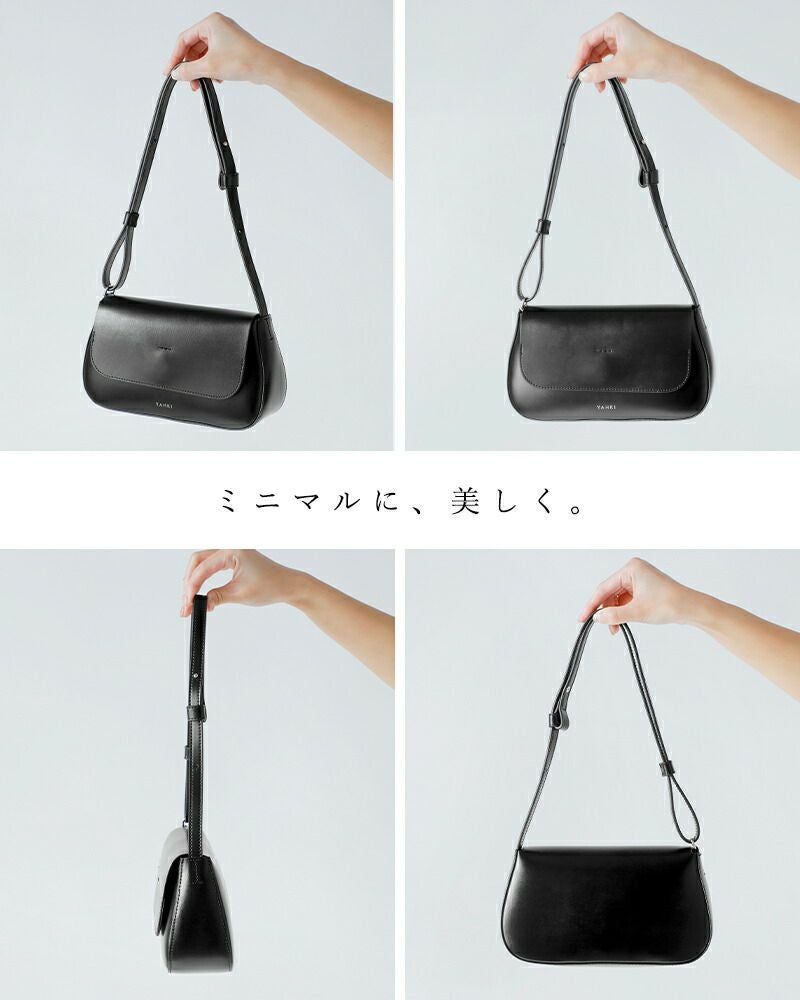 YAHKI ヤーキ ダブルフェイスレザー クロスボディバッグ yh-768