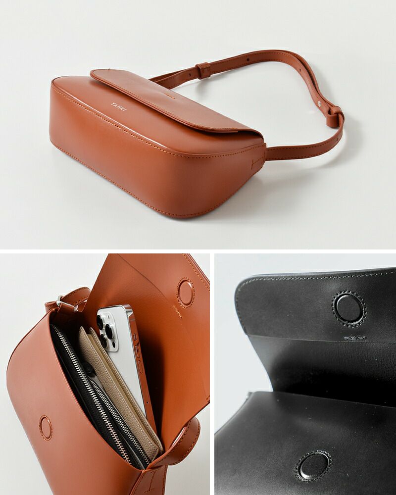 ショルダーバッグ YAHKI CROSS BODYBAG BROWN YAHKI - 【残り一点】Cross Body Bag | ACRMTSM ONLINE STORE