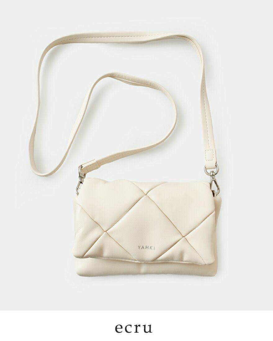 30%OFF】YAHKI ヤーキ フェイクレザー フラップ ショルダーバッグ yh