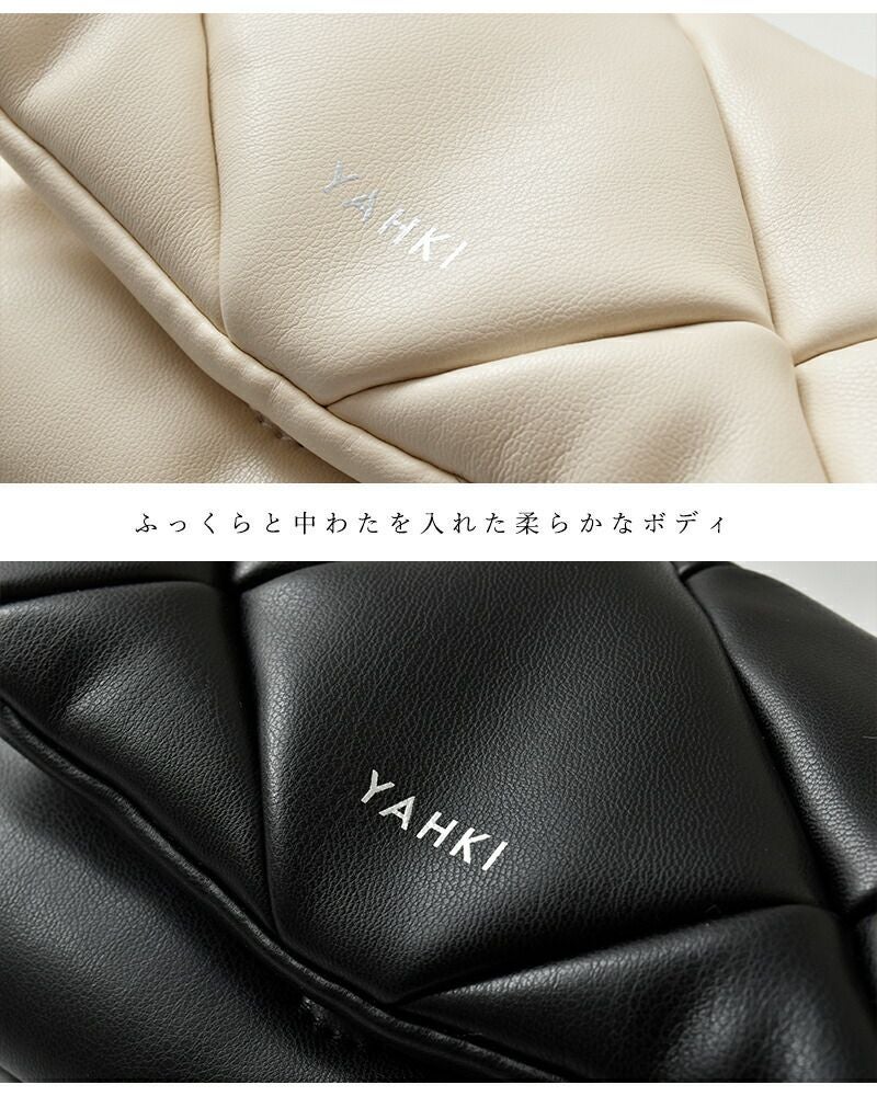 YAHKI ヤーキ フェイクレザー フラップ ショルダーバッグ yh-783