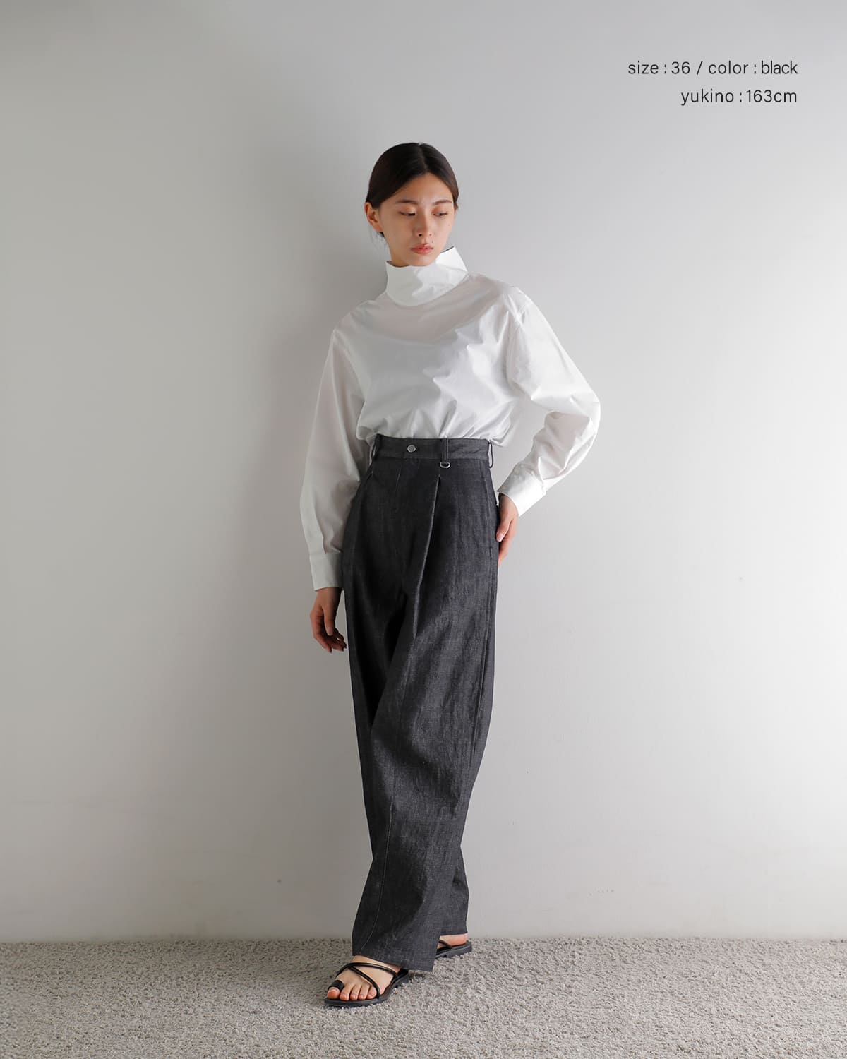 Hella ヘラ スノー デニム コクーンパンツ “SNOW DENIM PANTS” h261-32