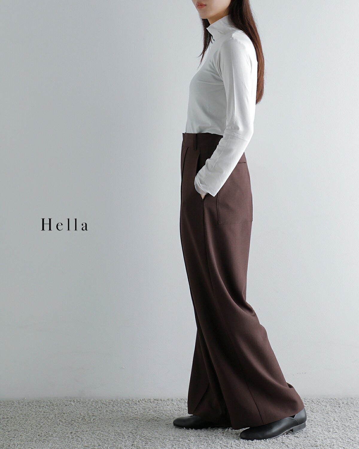 30%OFF】Hella ヘラ ピンタック ワイドパンツ “PINTUCK WIDE PANTS