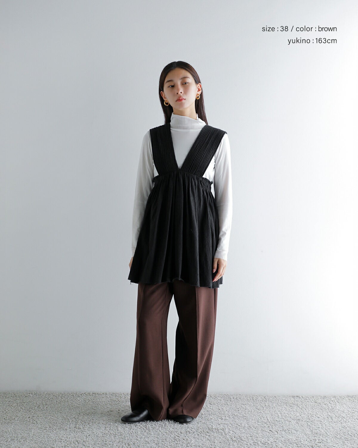 Hella ヘラ ピンタック ワイドパンツ “PINTUCK WIDE PANTS” h261-33