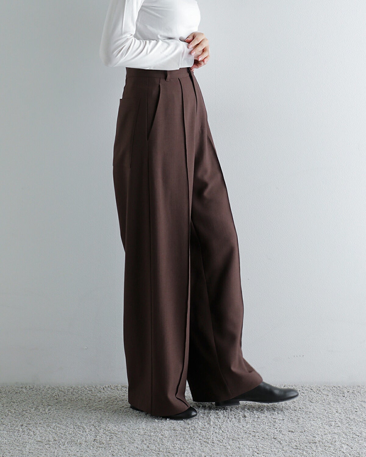 Hella ヘラ ピンタック ワイドパンツ “PINTUCK WIDE PANTS” h261-33