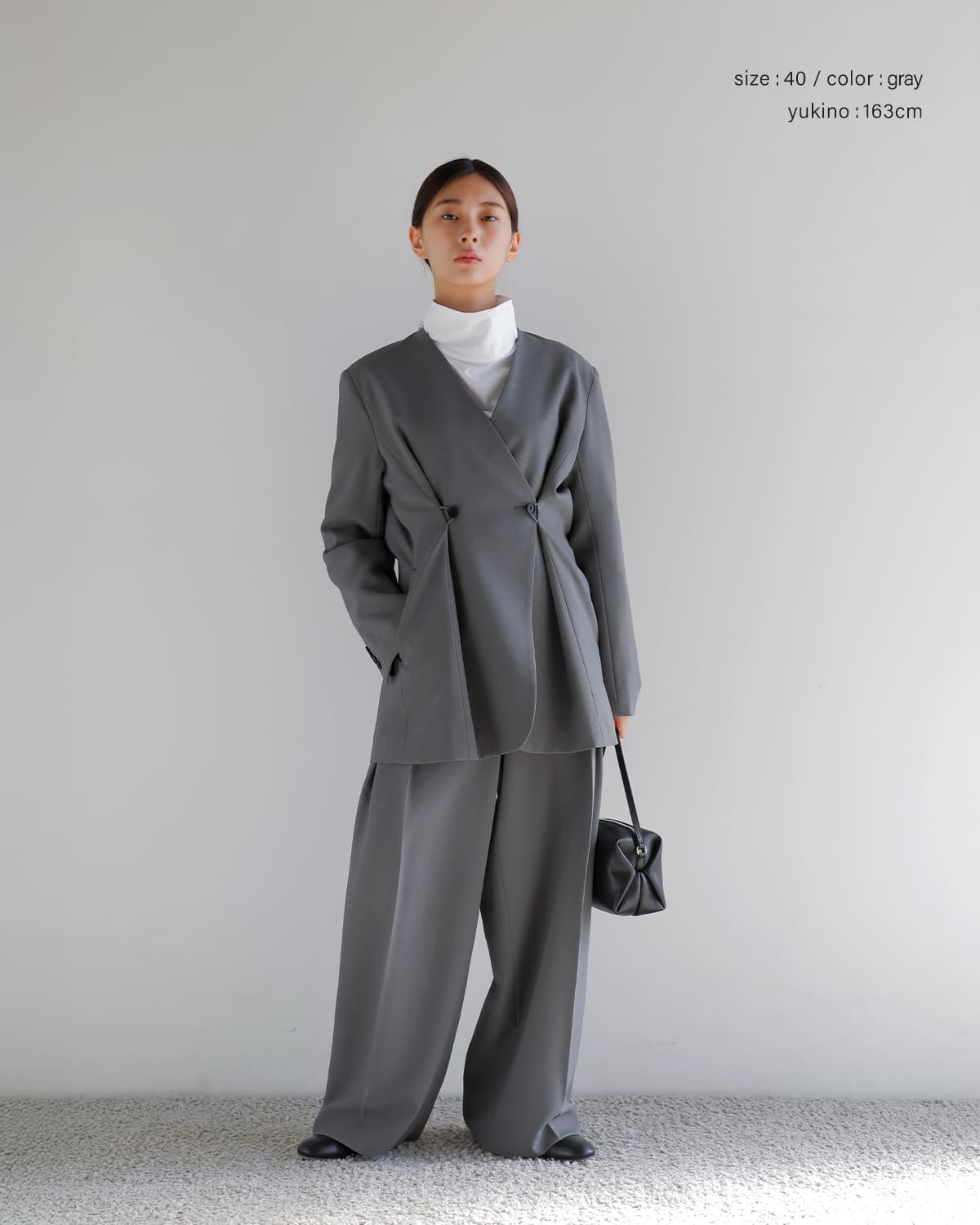 Hella ヘラ ダブルタック ワイドパンツ “DOUBLE TUCK WIDE PANTS” h261
