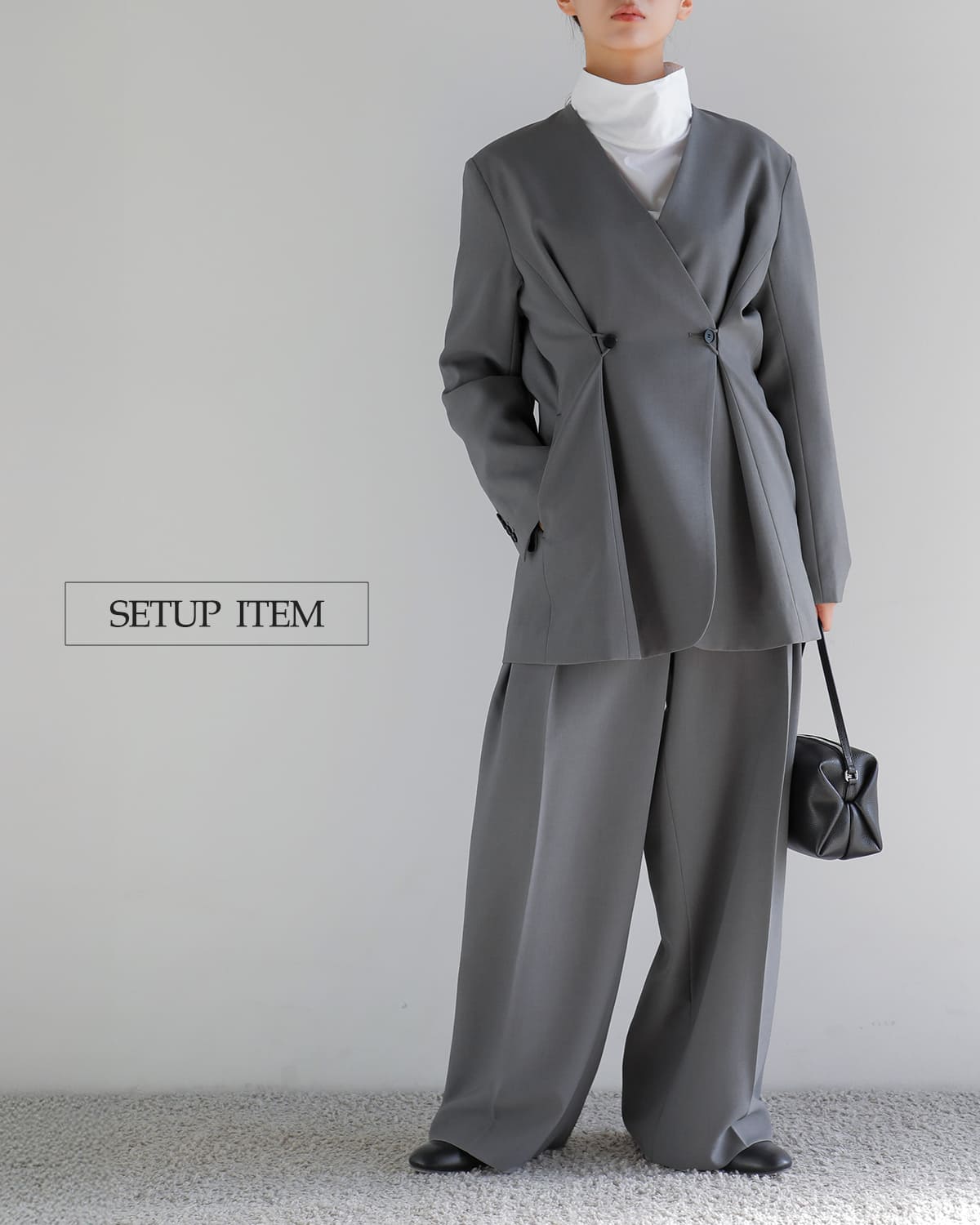 Hella ヘラ ダブルタック ワイドパンツ “DOUBLE TUCK WIDE PANTS” h261