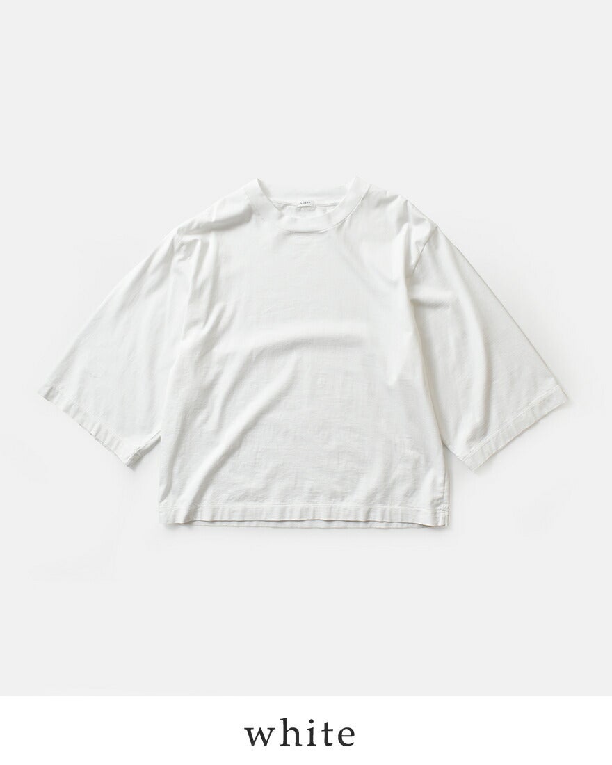 LOEFF ロエフ スビンコットン天竺 ボックス Tシャツ 8817-6-000004