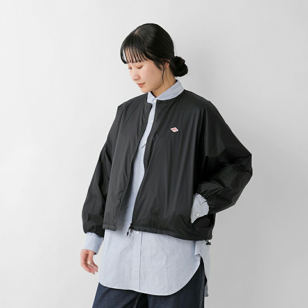 未使用、DANTON ナイロン薄手ブルゾン　M(L相当) Danton（ダントン） ナイロンブルゾン M グレイッシュベージュ