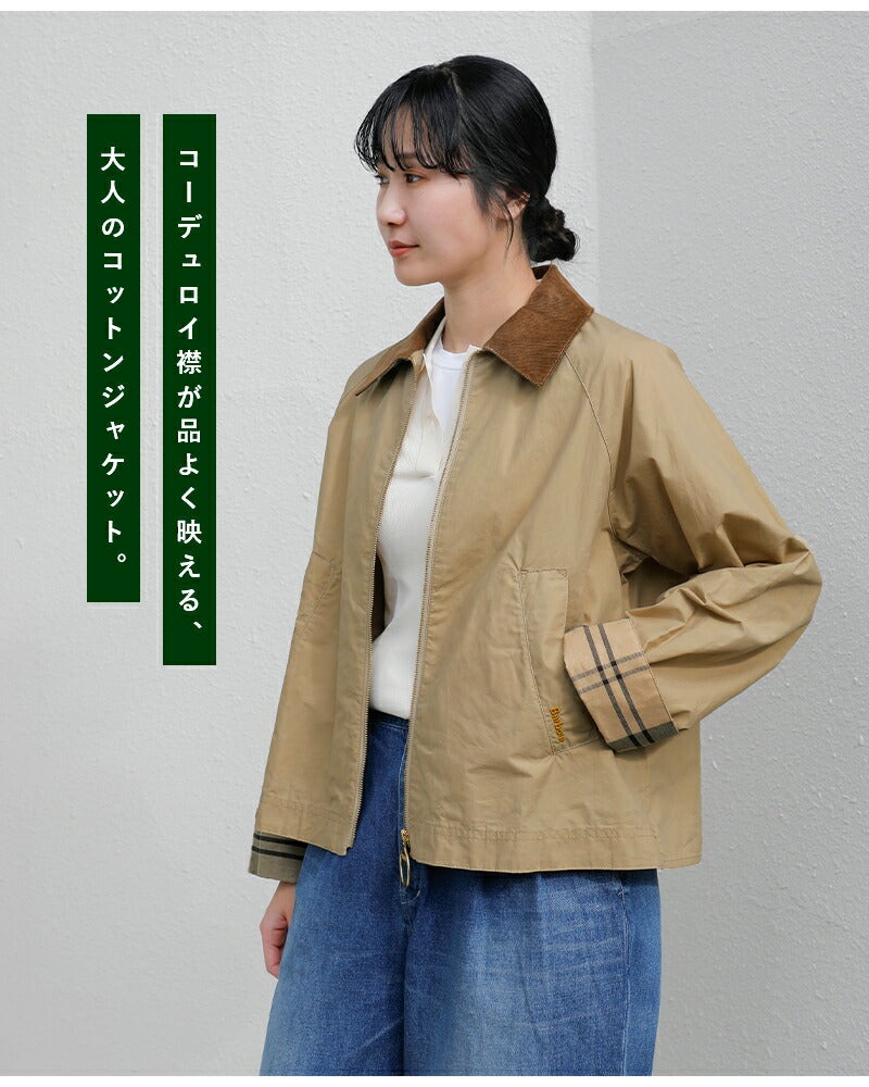 Barbour バブアー カトリン コットン カジュアル ジャケット CATLIN