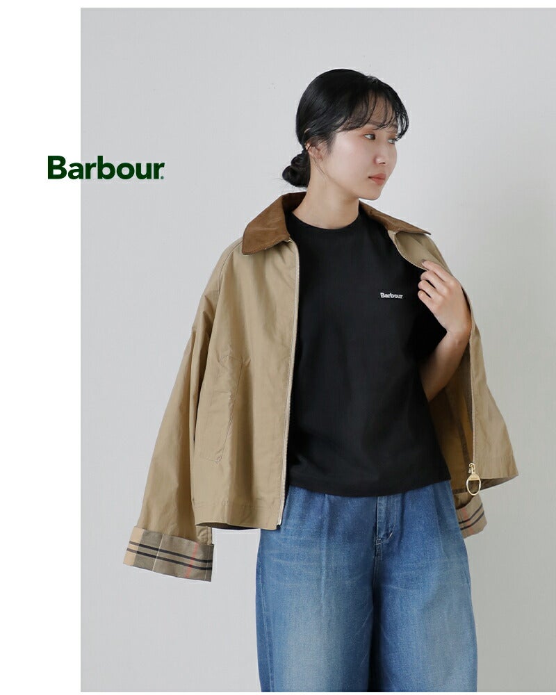 Barbour バブアー マージョリー コットンロゴ刺繍 Tシャツ MARJORIE T