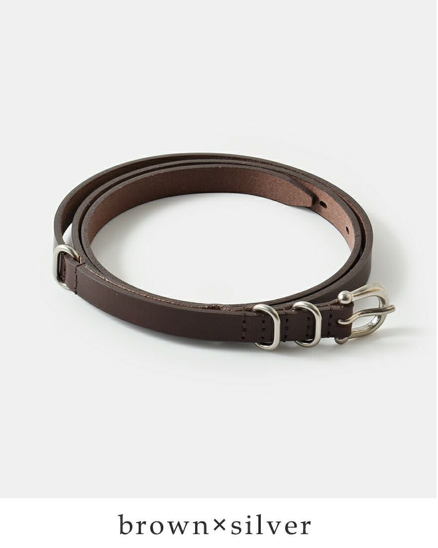 kha:ki カーキ カウレザー ナローベルト “NARROW NATO BELT