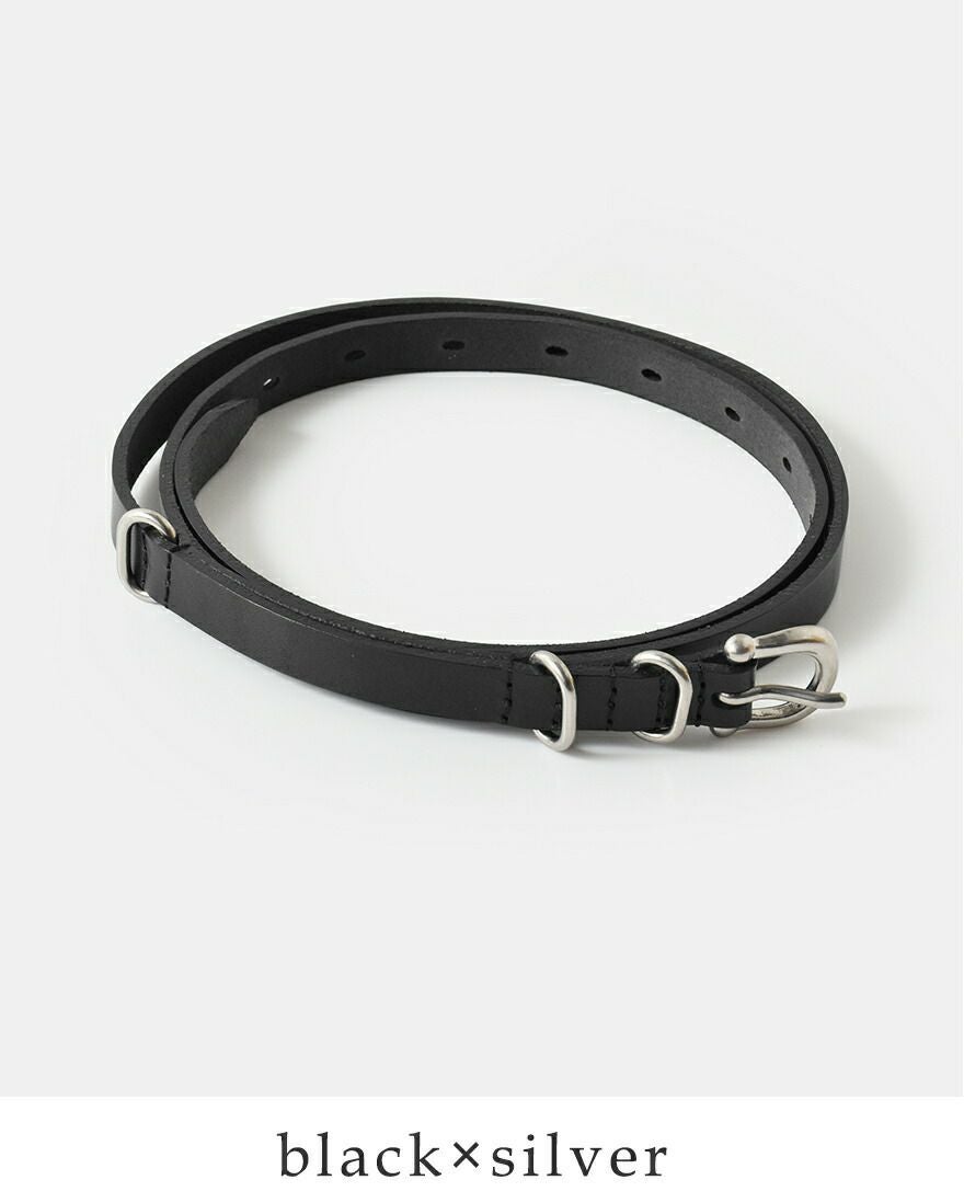 kha:ki カーキ カウレザー ナローベルト “NARROW NATO BELT