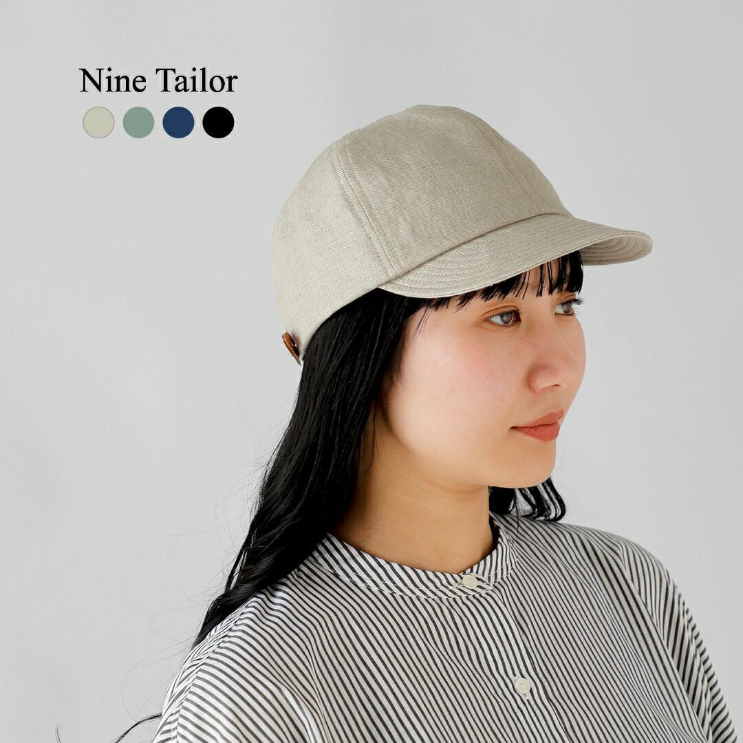 Nine Tailor ナインテイラー レザーベルト 6パネル キャップ
