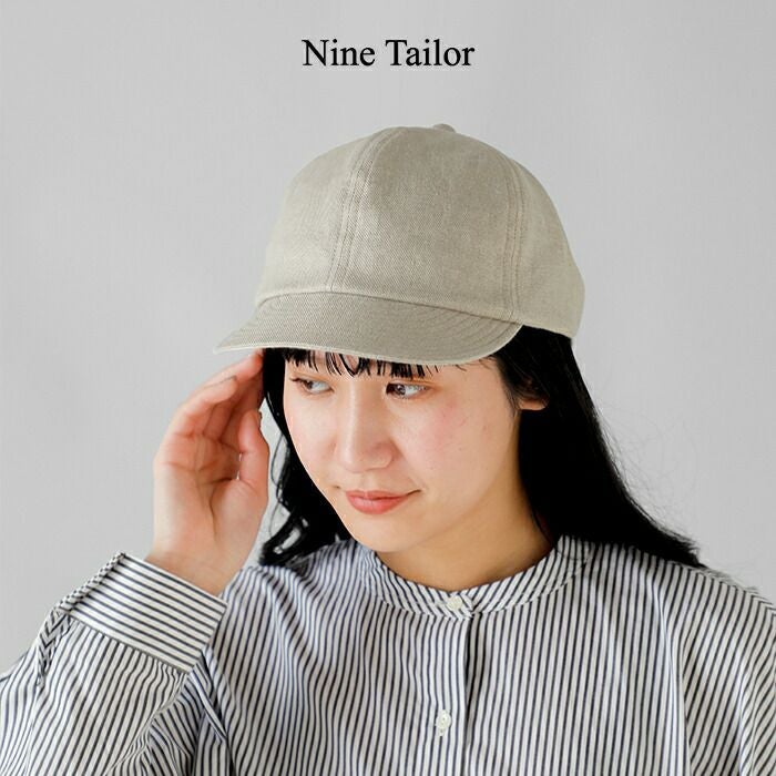 Nine Tailor ナインテイラー レザーベルト 6パネル キャップ