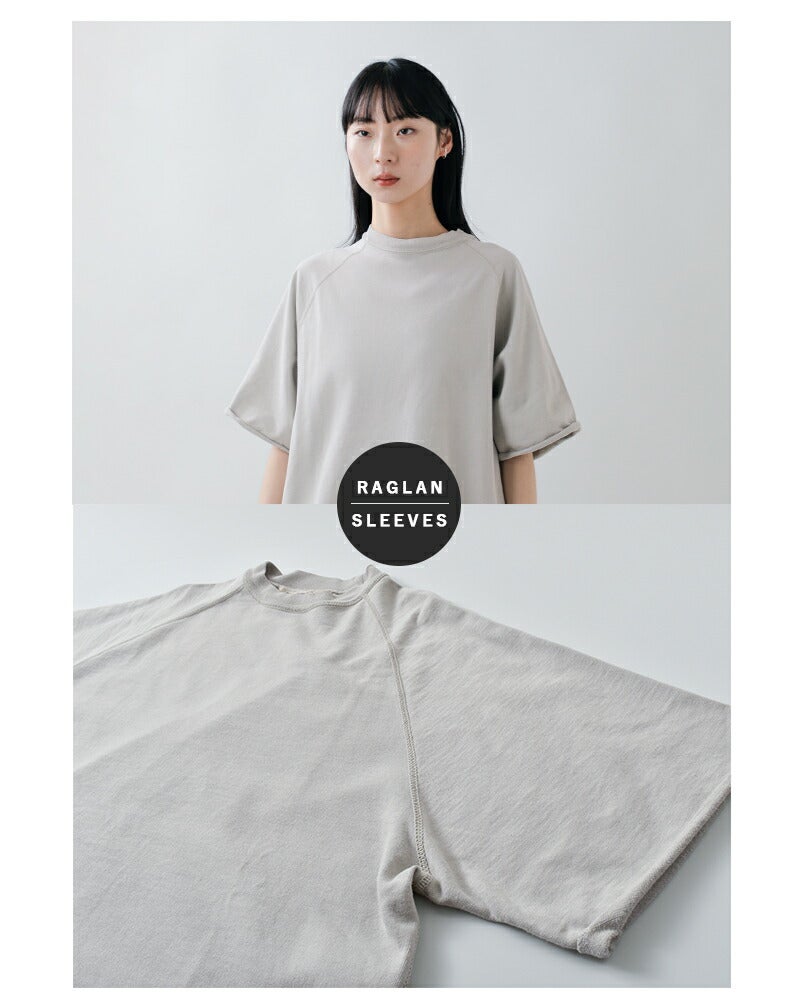 【REMIRELIEF/レミレリーフ】Ragranスリーブカットソー REMI RELIEF（レミ レリーフ） SP加工スーピマ裏毛ラグランクルー