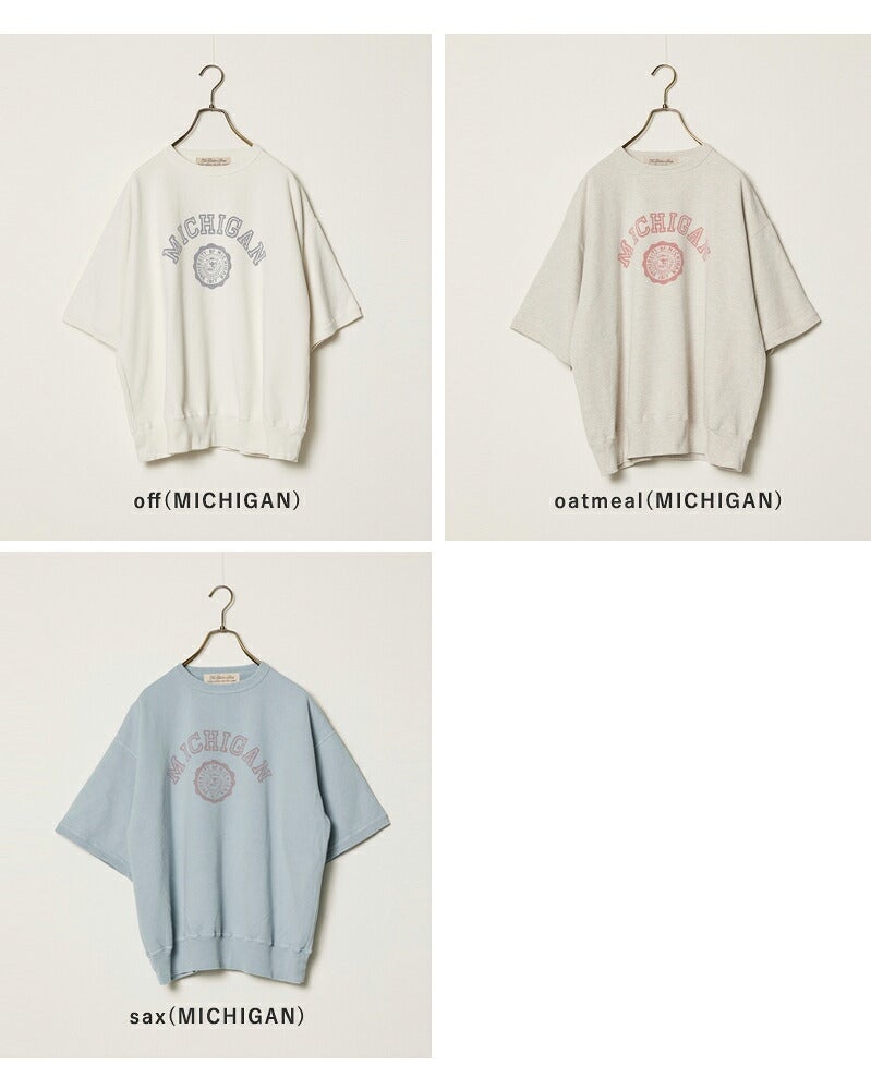 クーポン対象】REMI RELIEF レミレリーフ SP加工裏毛 半袖 クルー