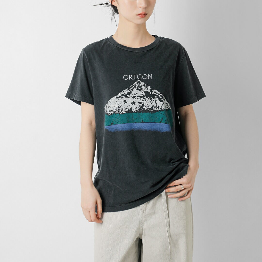 REMI RELIEF レミレリーフ SP加工 プリント Tシャツ “OREGON