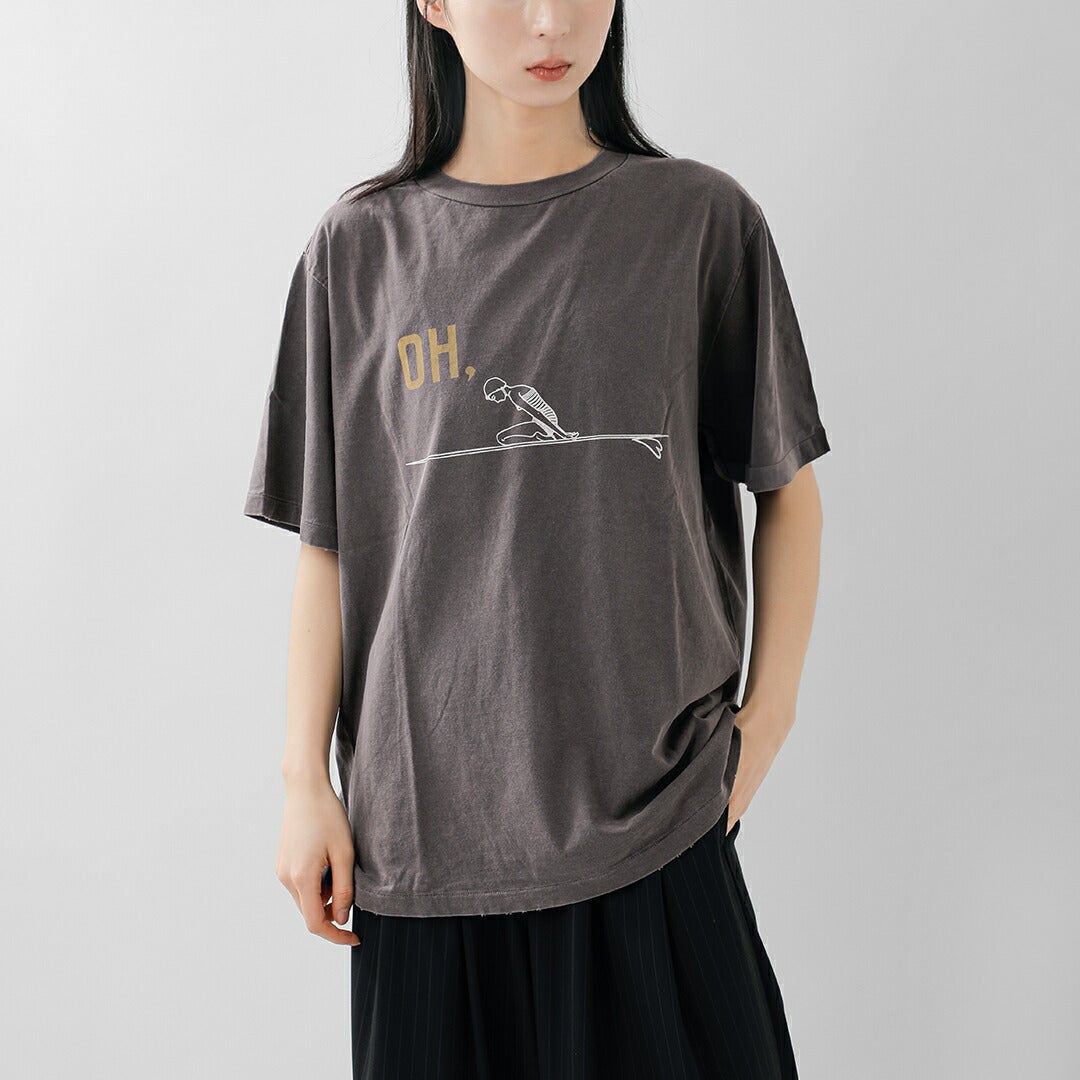 REMI RELIEF レミレリーフ SP加工 プリント Tシャツ “OREGON