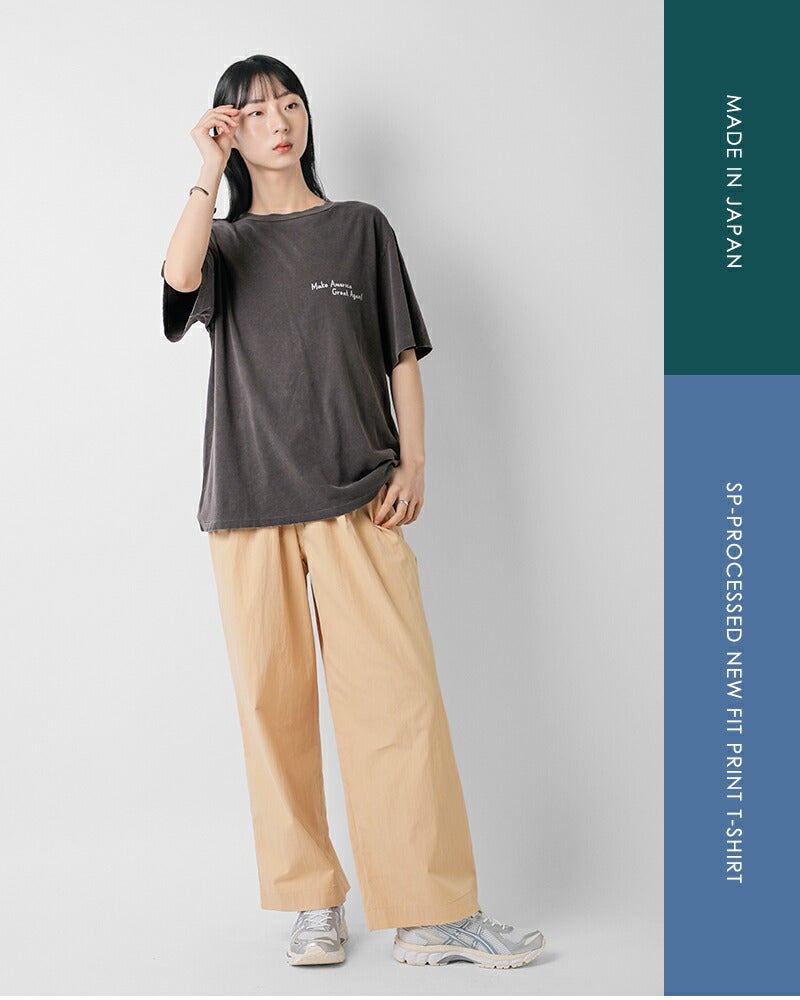 REMI RELIEF レミレリーフ SP加工 ニューフィット プリント Tシャツ