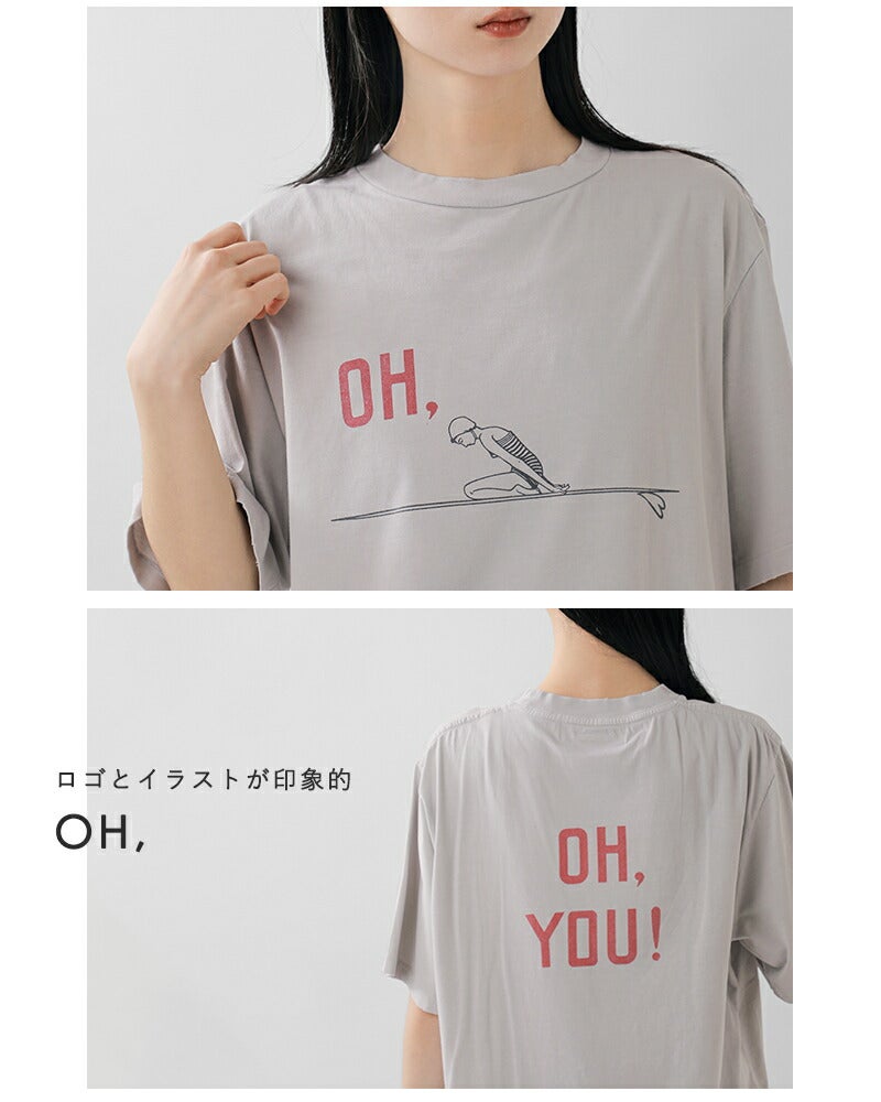 【REMI RELIEF/レミレリーフ】Print L/S Tee　ベージュ REMI RELIEF/レミレリーフ】BACK PRINT Tシャツ（Tシャツ／カットソー
