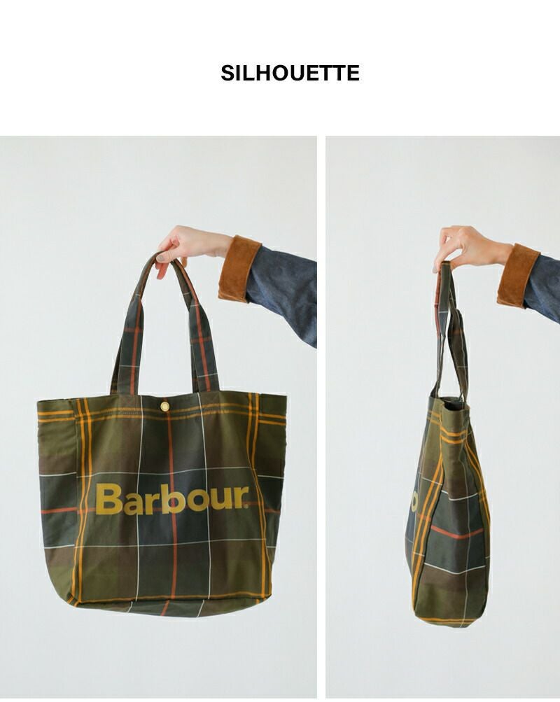 Barbour バブアー テルフィールド タータンチェック トートバッグ