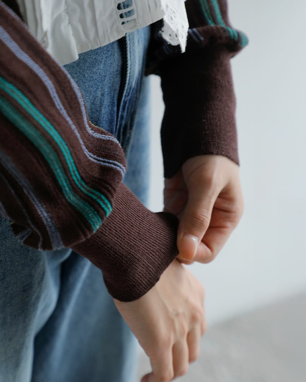 JUN MIKAMI ジュンミカミ ストライプ カーディガン 26ss-16-n 2026ss