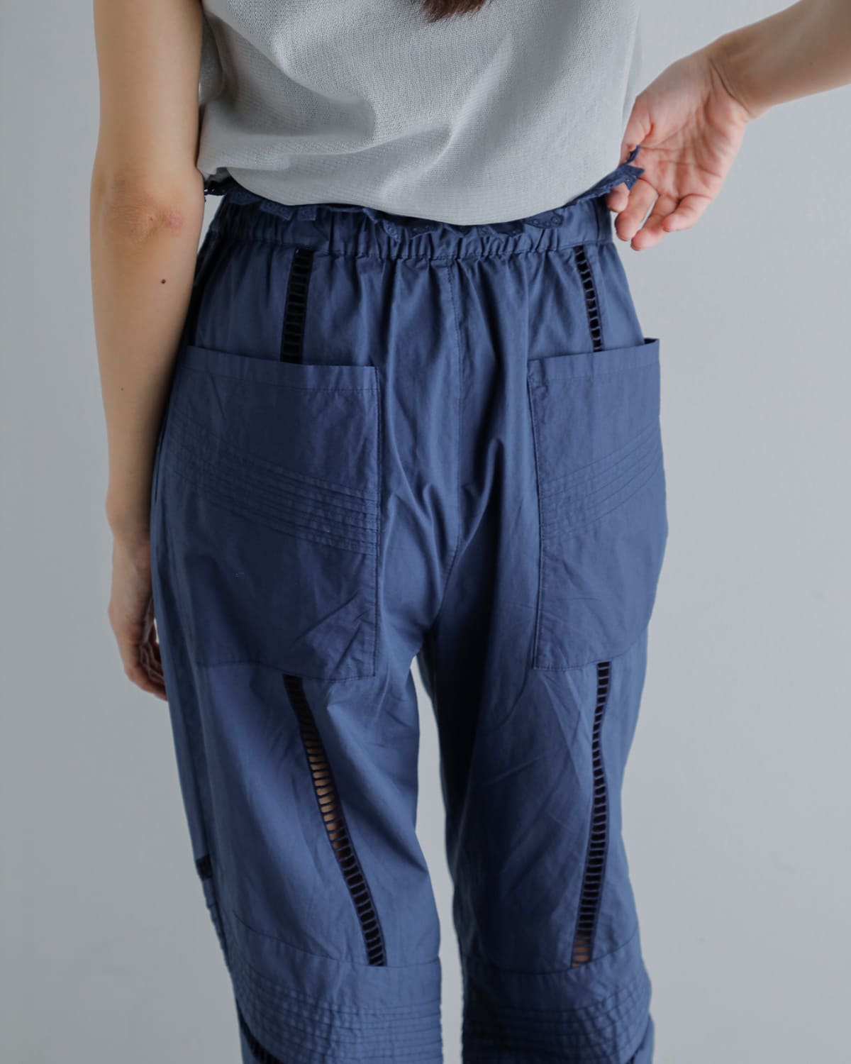 JUN MIKAMI ジュンミカミ コットン カット ラッフル パンツ 26ss-7-j
