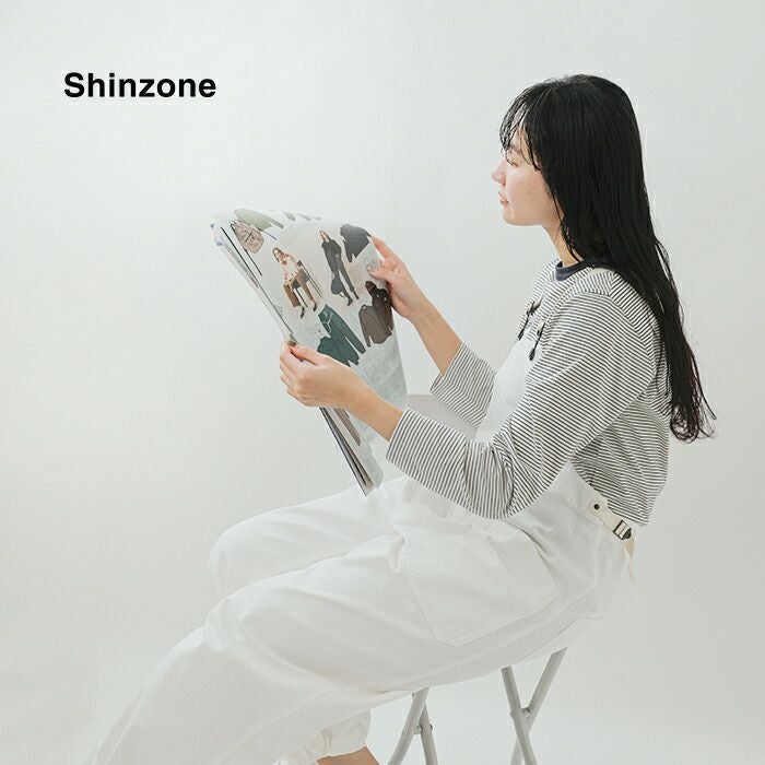 Shinzone シンゾーン コットン パック ロングスリーブ Tシャツ PACK