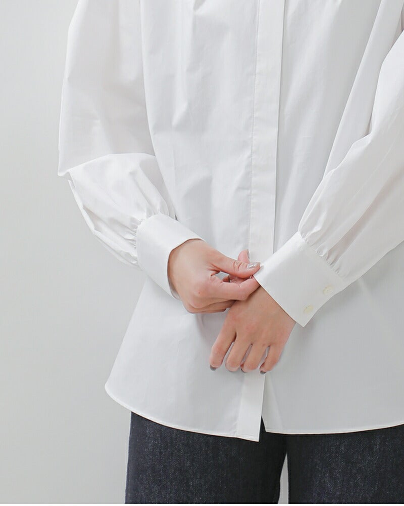 30%OFF】Shinzone シンゾーン コットン スモールカラー シャツ SMALL