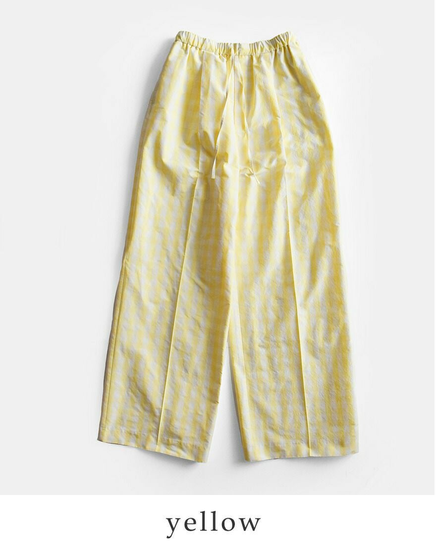 Shinzone シンゾーン ギンガム チェック パンツ GINGHAM CHECK PANTS