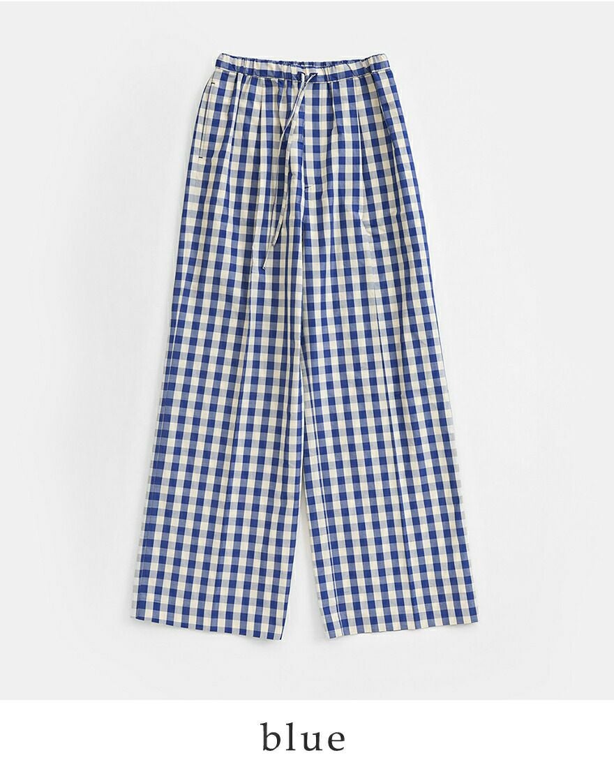 Shinzone シンゾーン ギンガム チェック パンツ GINGHAM CHECK PANTS