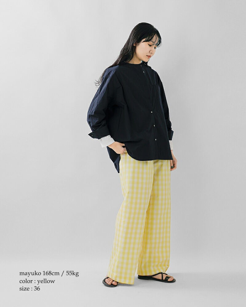 クーポン対象】Shinzone シンゾーン ギンガム チェック パンツ GINGHAM